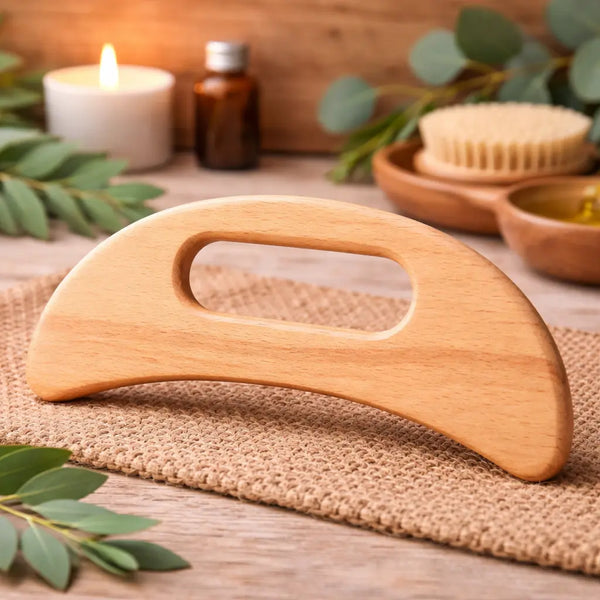 GuaSha au bois naturel NovaGlow™