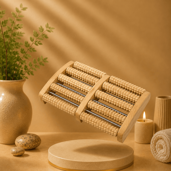 Rouleau de Massage Pieds en Bois ReflexWood™