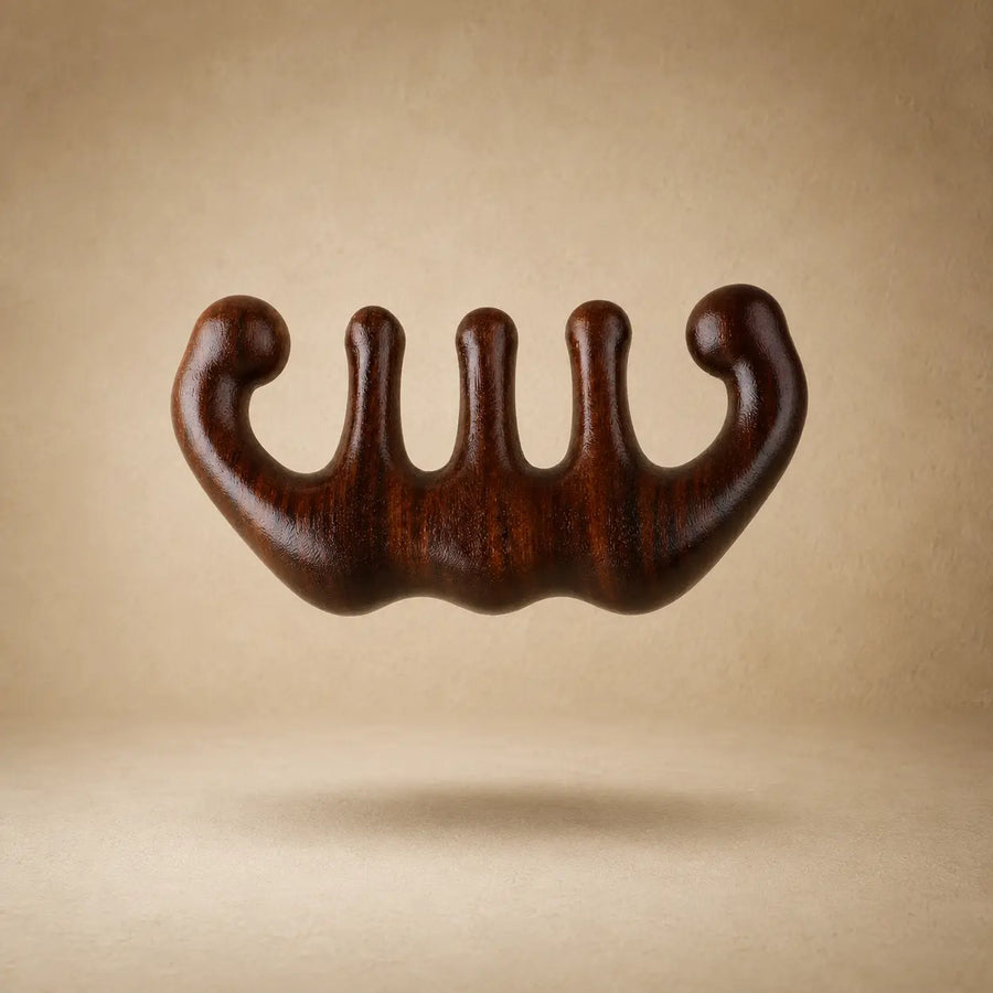 Peigne en bois pour huile capillaire HairOil™ NovaDétente