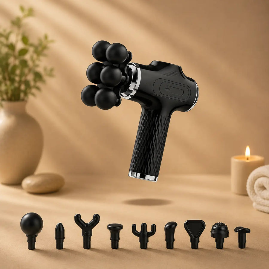 Pistolet de massage puissant 10 têtes UltraGun™ NovaDétente