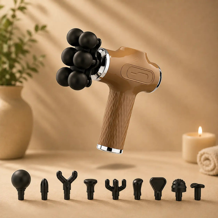 Pistolet de massage puissant 10 têtes UltraGun™ NovaDétente