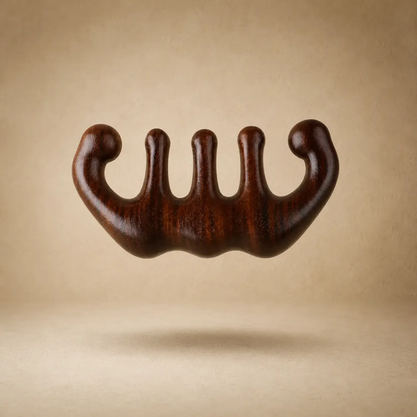Peigne en bois pour huile capillaire HairOil™
